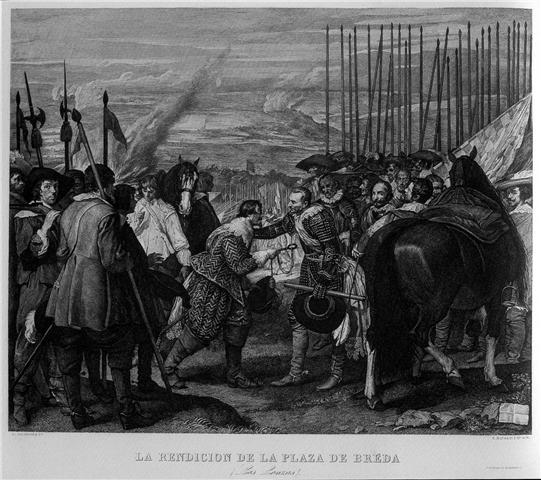 La colección de grabados del Museo Aguilar y Eslava (foto 4 de 6): La Rendición de Breda