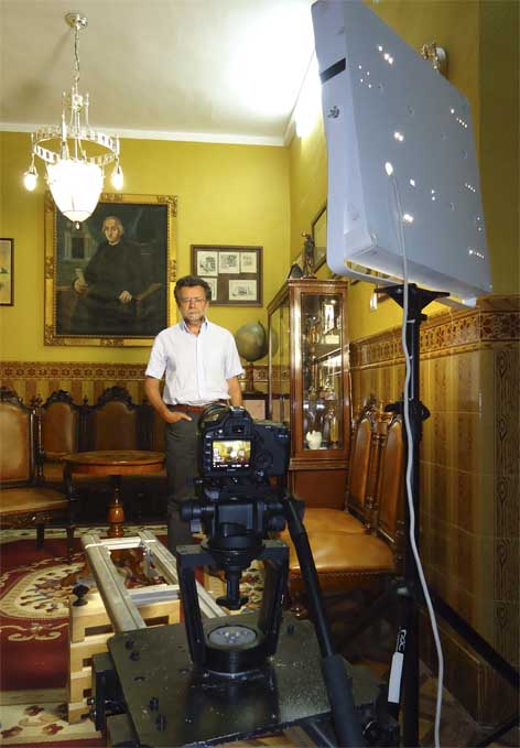Foto 2 de 3 del artículo «Rodaje del documental 'Niceto Alcalá-Zamora. La tercera España' en el Instituto Aguilar y…»