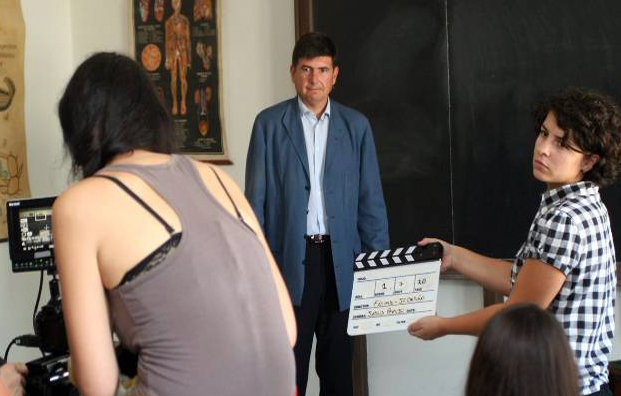 Foto 1 de 5 del artículo «Finaliza en el Museo Aguilar y Eslava el rodaje del documental sobre Alcalá -Zamora»