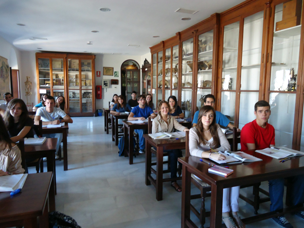 Foto 5 de 5 del artículo «Finaliza en el Museo Aguilar y Eslava el rodaje del documental sobre Alcalá -Zamora»