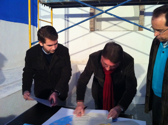 Foto 3 de 3 del artículo «Alumnado del Aguilar y Eslava realizará la decoración de un mitreo en el Museo…»