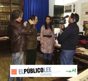 Foto del artículo «La biblioteca del Instituto en el programa «El público lee» de Canal Sur»