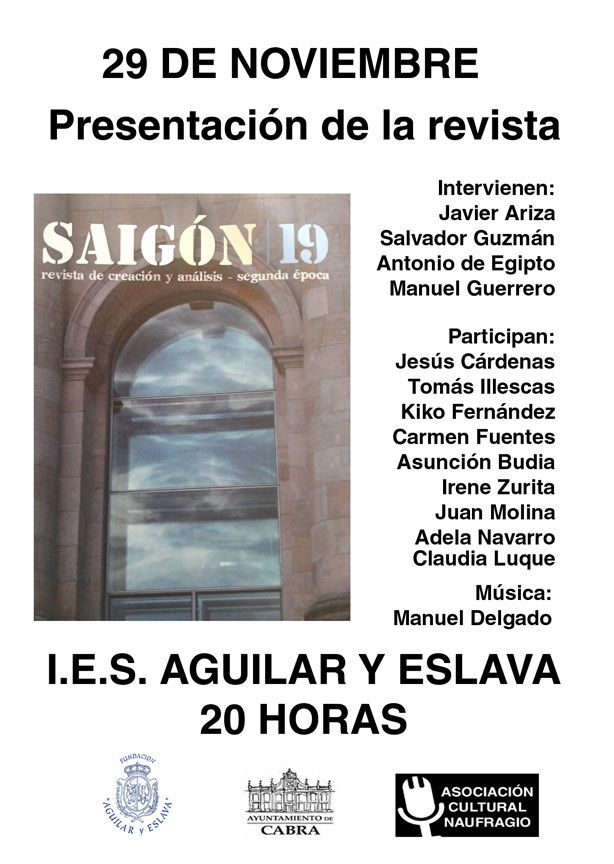 Foto 2 de 2 del artículo «Presentación del número 19 de Saigón»
