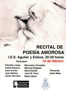 Foto del artículo «Recital de poesía amorosa en el Instituto»