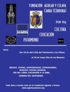 Foto del artículo «Del día del Patrimonio al día de los Museos en la Fundación Aguilar y Eslava»