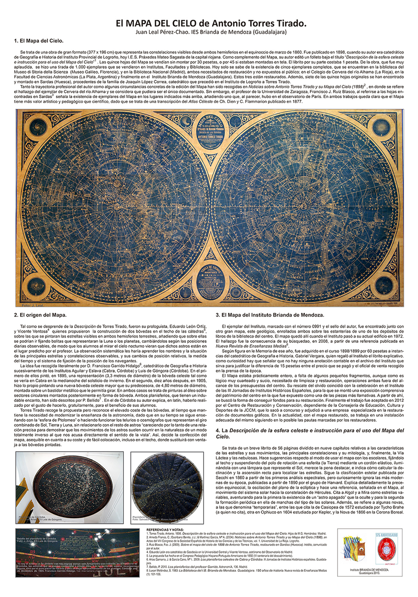 Foto 2 de 2 del artículo «El Mapa del Cielo del Aguilar y Eslava en la Bienal de la Real Sociedad Española de…»