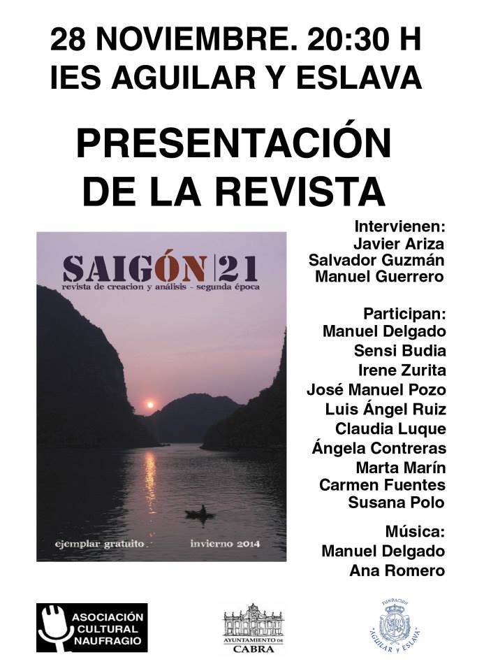 Foto 2 de 2 del artículo «Presentación de la revista Saigón número 21»