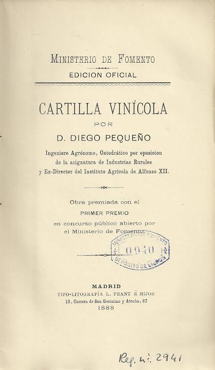 Foto 2 de 3 del artículo ««Cartilla vinícola» (1888)»