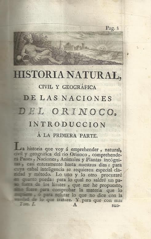Foto 3 de 3 del artículo ««Historia natural civil y geografica de las naciones situadas en las riveras del rio…»