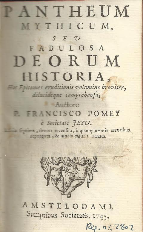 Foto 2 de 3 del artículo ««Pantheum Mythicum seu Fabulosa deorum historia», (1745)»
