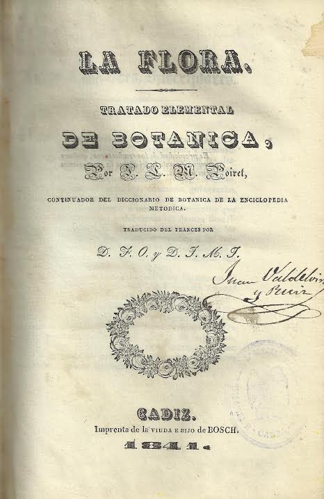 Foto 2 de 3 del artículo ««La Flora : tratado elemental de botánica» (1841)»