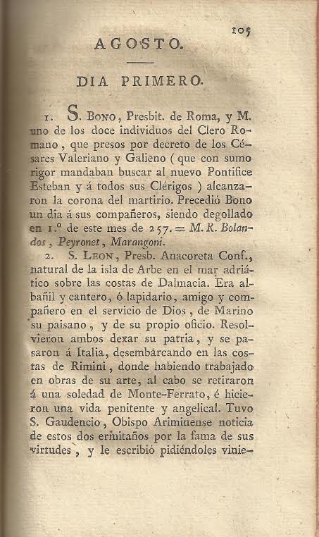 Foto 3 de 3 del artículo ««Colección de santos mártires confesores y varones venerables del clero secular en forma…»