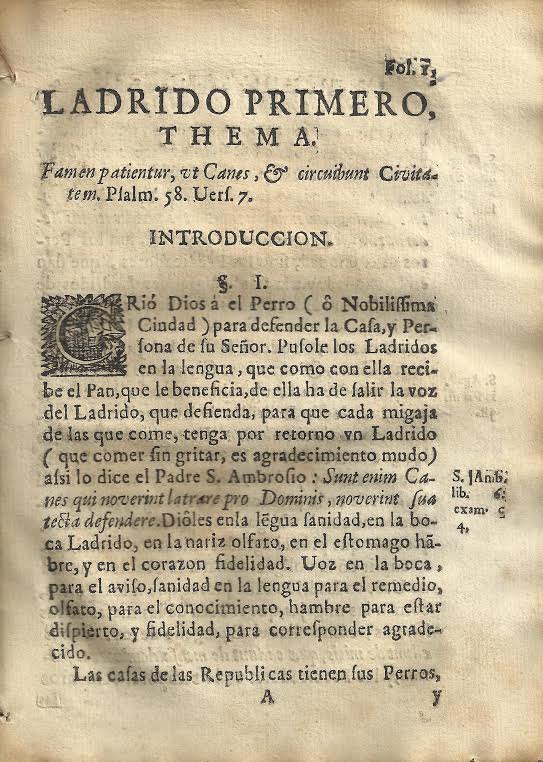 Foto 3 de 3 del artículo ««Ladridos evangelicos de el perro» (1696)»