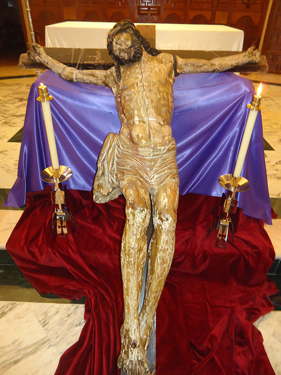 Foto 1 de 4 del artículo «La Fundación Aguilar y Eslava participará en la recuperación del Crucificado renacentista…»