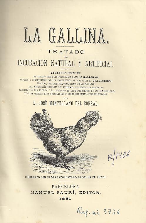 Foto 1 de 3 del artículo ««La Gallina. Tratado de incubación natural y artificial» (1881)»