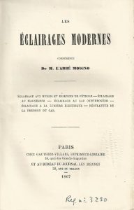 Foto 1 de 2 del artículo ««Les Éclairages Modernes» del abate Moigno (París, 1867)»