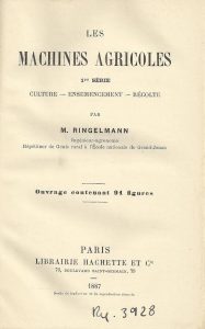 Foto 1 de 3 del artículo ««Les machines agricoles» par M. Ringelmann (1887)»