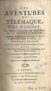 Foto 1 de 3 del artículo ««Les aventures de Télémaque, fils D'Ulisse» (1778)»