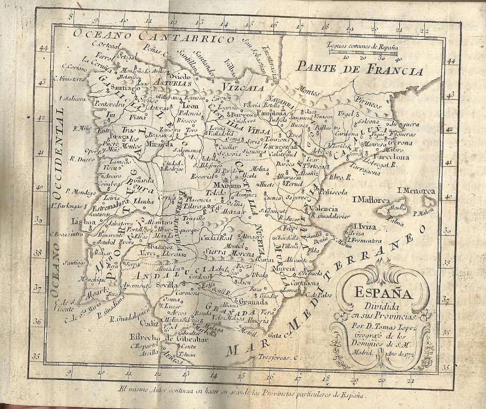 Foto 2 de 3 del artículo ««Clave Geographica para aprender geographia los que no tienen maestro» (1790)»