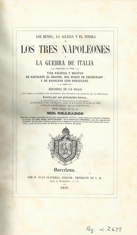 Foto 2 de 3 del artículo ««Los Reyes, la Iglesia y el Pueblo o Los Tres Napoleones y la guerra de Italia empezada…»