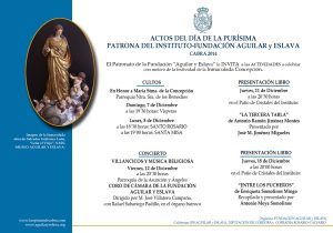 Foto del artículo «Actos con motivo de la celebración de la Inmaculada Concepción»