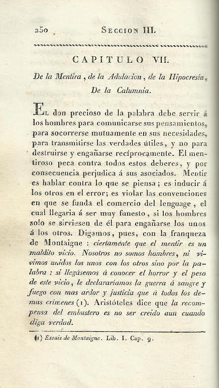 Foto 3 de 3 del artículo ««La moral universal ó los deberes del hombre fundados en su naturaleza» del barón de…»