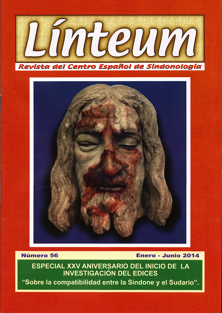 Foto 2 de 2 del artículo «La investigación del profesor J.M. Miñarro sobre el Sudario y la Síndone en la revista…»