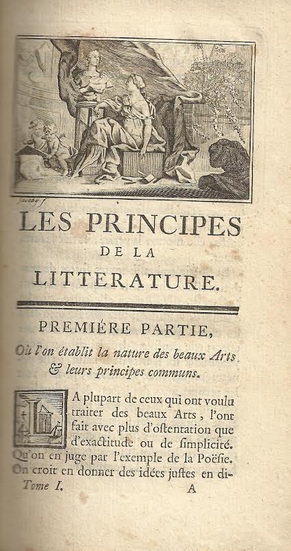 Foto 3 de 3 del artículo ««Cours de belles-lettres ou Principes de la litterature», editado en París en 1755»