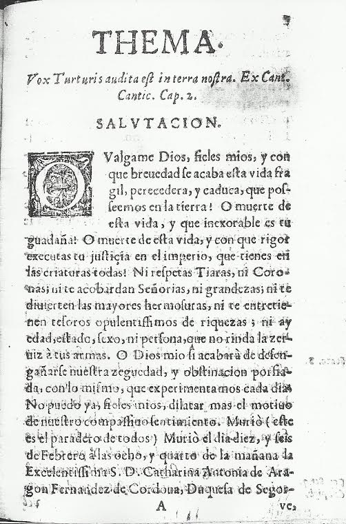 Foto 3 de 3 del artículo «Oración en las solemnes exequias de D.ª Catalina Antonia de Aragón, duquesa de Segorve y…»