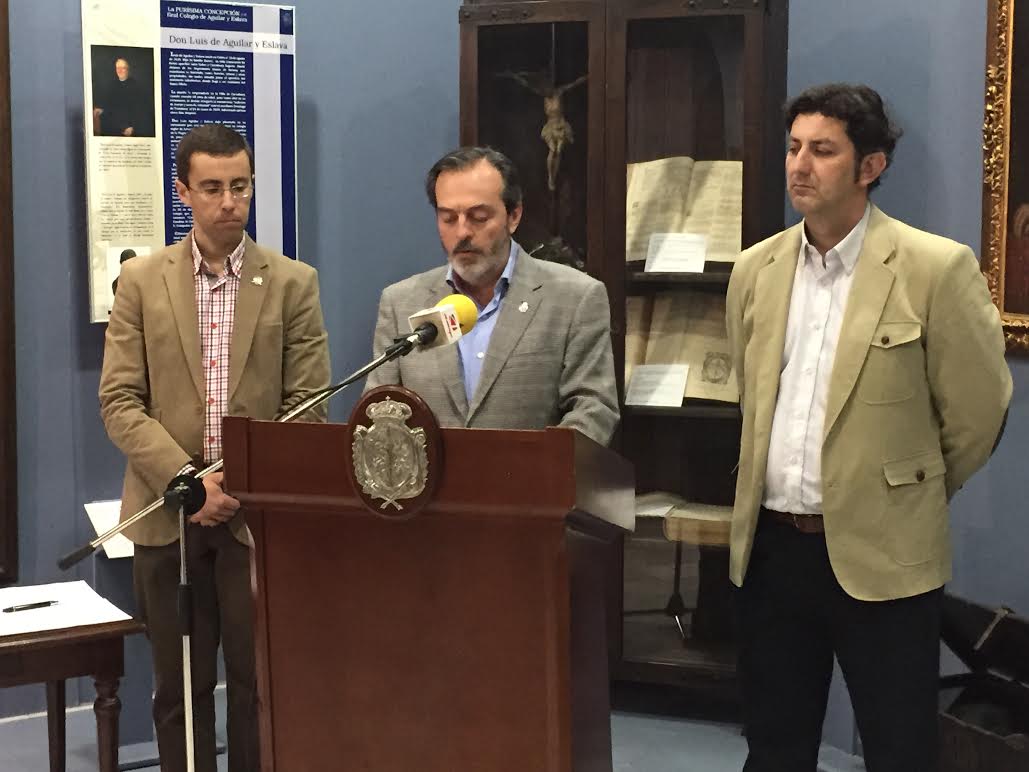 Foto 1 de 9 del artículo «La Fundación Aguilar y Eslava firma un convenio de colaboración con la Cofradía Sentencia…»
