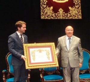 Foto 1 de 3 del artículo «Nombramiento de Julián García García como Hijo Adoptivo de la Ciudad de Cabra»