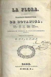 Foto 1 de 3 del artículo ««La Flora: tratado elemental de botánica» por Jean Louis Marie Poiret (1841)»