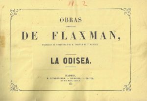 Foto 1 de 3 del artículo ««La Odisea» de Homero, grabada por J. Pi y Margall, tomada de John Flaxman (1861)»
