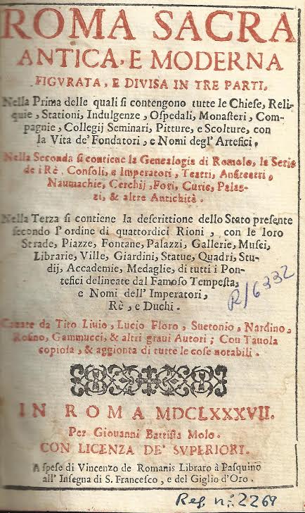 Foto 2 de 4 del artículo ««Roma sacra, antica e moderna» (1687)»