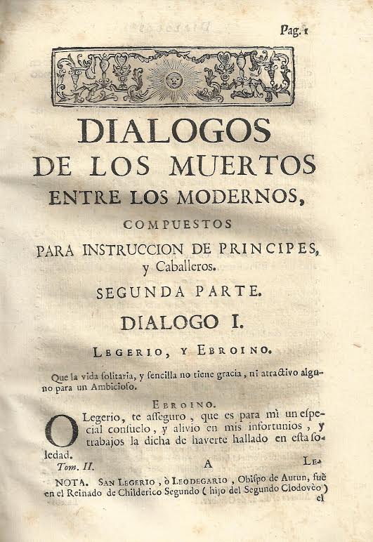 Foto 3 de 4 del artículo ««Diálogos de los muertos antiguos y modernos» de Fénelon (1759)»