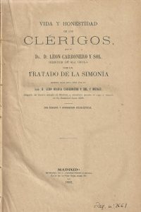 Foto 1 de 4 del artículo ««Vida y honestidad de los clérigos» de Carbonero y Sol (1880)»