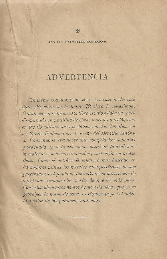 Foto 2 de 4 del artículo ««Vida y honestidad de los clérigos» de Carbonero y Sol (1880)»
