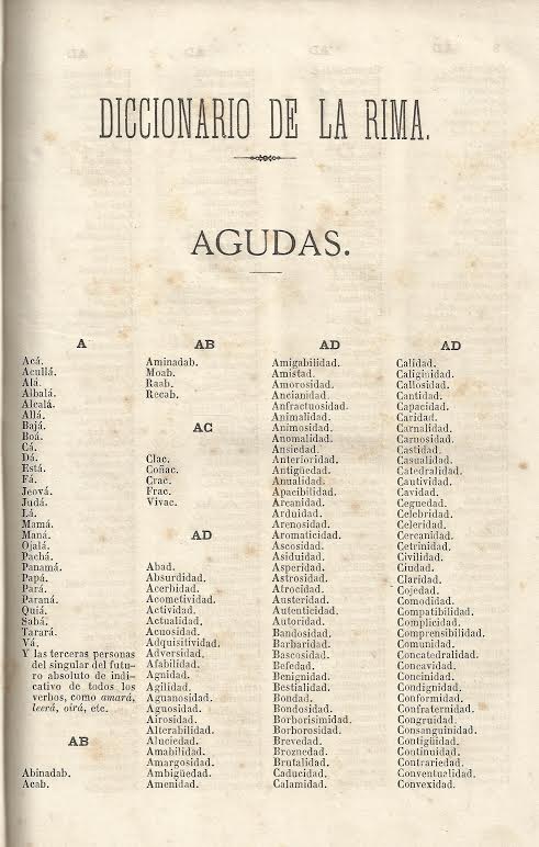 Foto 2 de 4 del artículo ««Novísimo diccionario de la rima» de Juan Landa (Barcelona, 1867)»