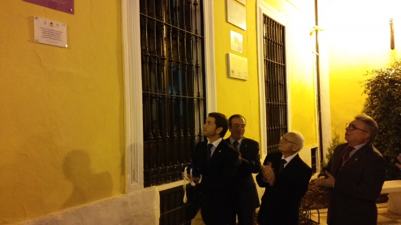 Foto 2 de 7 del artículo «El arquitecto Luis Berges en la apertura del curso académico del Aguilar y Eslava»