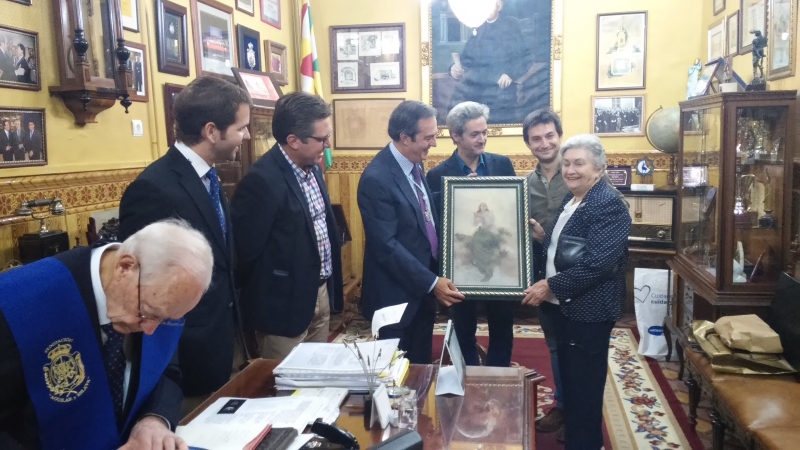 Foto 6 de 7 del artículo «El arquitecto Luis Berges en la apertura del curso académico del Aguilar y Eslava»
