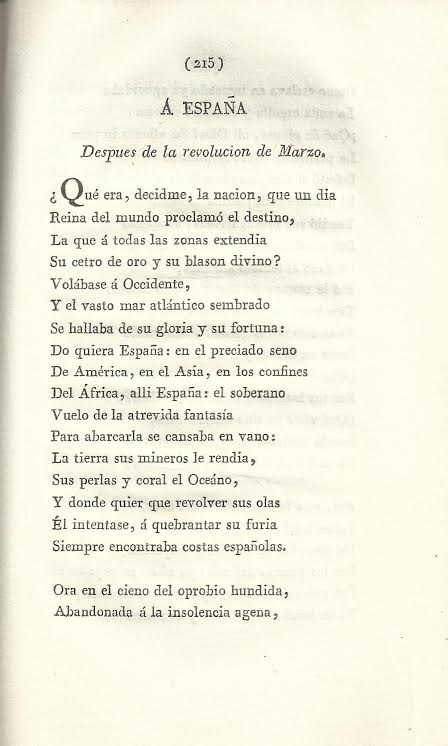 Foto 2 de 4 del artículo ««Poesías» de Manuel Josef Quintana (Madrid, 1821), donación de Juan Valera»