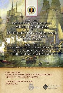 Foto 1 de 3 del artículo «Acto conmemorativo de la muerte heroica en Trafalgar del marino egabrense Dionisio…»