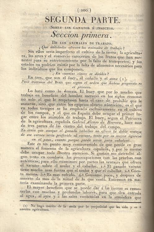 Foto 4 de 5 del artículo ««Cartilla agraria, o sea la práctica de la agricultura y de la ganadería», dispuesta por…»