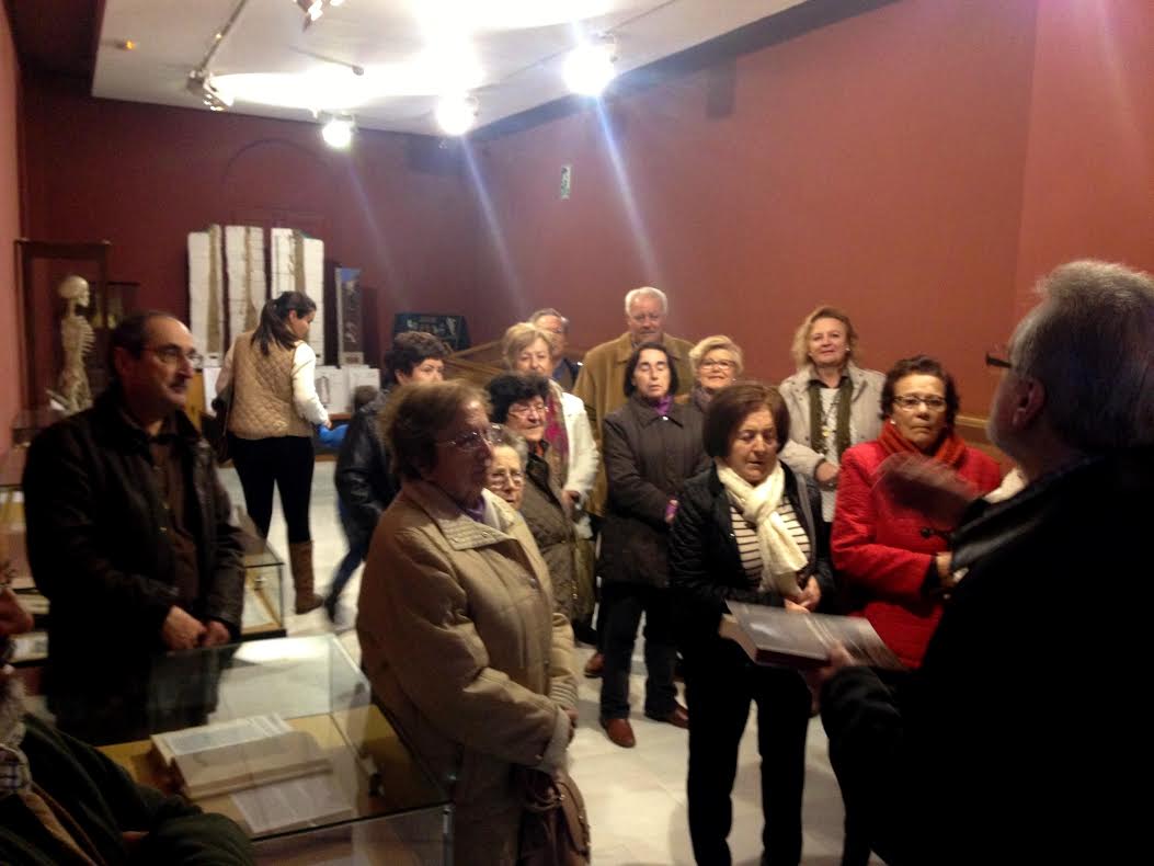 Foto 2 de 5 del artículo «Visita a la exposición «El Instituto-Colegio Aguilar y Eslava y la Sima de Cabra»»