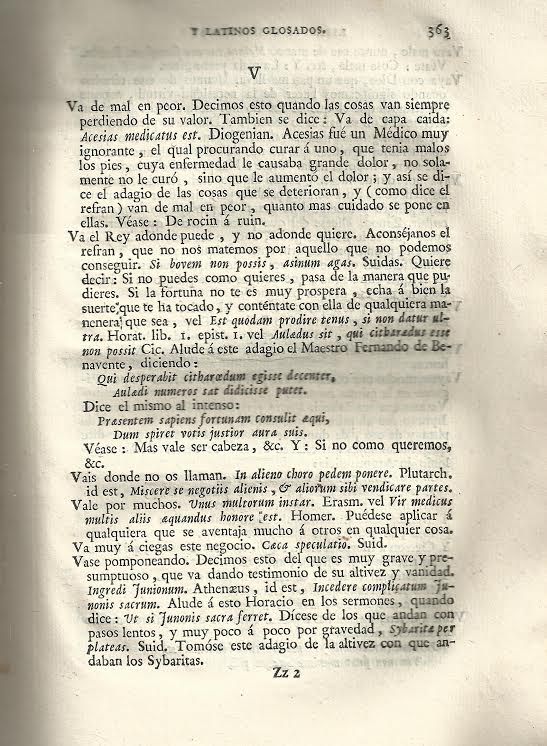 Foto 3 de 4 del artículo ««Refranes, modos de hablar castellano, con los latinos que les corresponden y la glosa y…»
