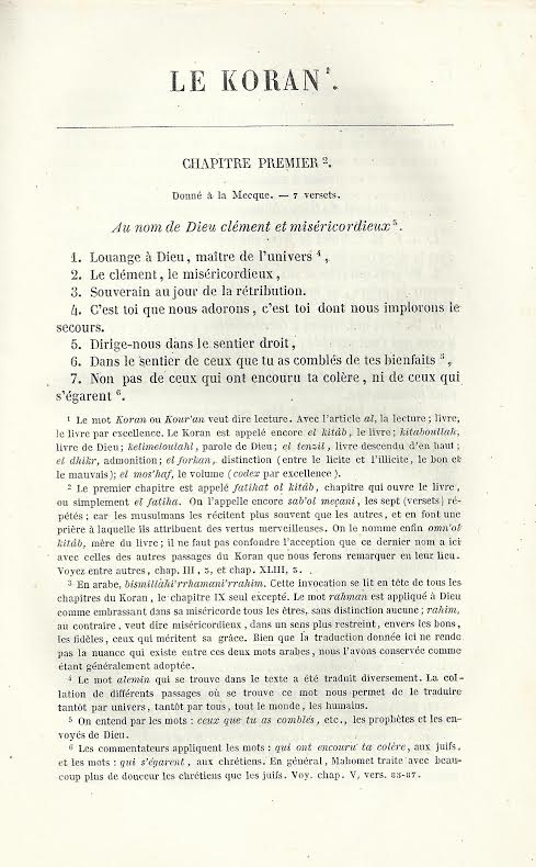 Foto 2 de 3 del artículo ««Le Koran», traduction nouvelle faite sur le texte arabe par M. Kasimirski, París 1845…»