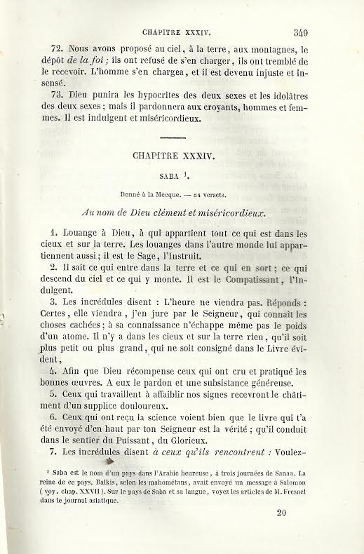 Foto 3 de 3 del artículo ««Le Koran», traduction nouvelle faite sur le texte arabe par M. Kasimirski, París 1845…»
