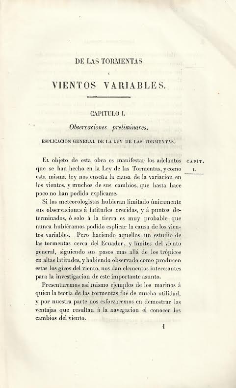 Foto 2 de 4 del artículo ««Nuevo tratado de la ley de las tormentas y vientos variables para el uso práctico de la…»