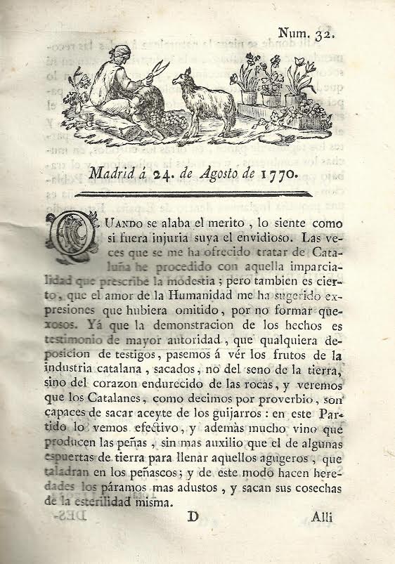 Foto 3 de 4 del artículo ««Correo general de España para beneficio común de los labradores, artesanos...» por…»