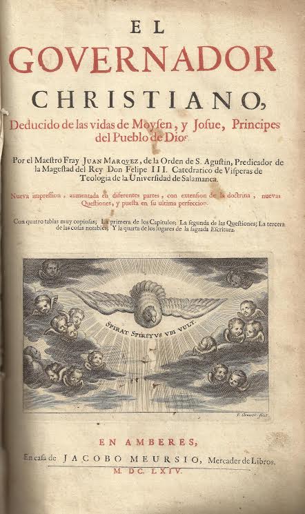 Foto 1 de 4 del artículo ««El governador christiano, deducido de las vidas de Moysen y Josué, príncipes del pueblo…»